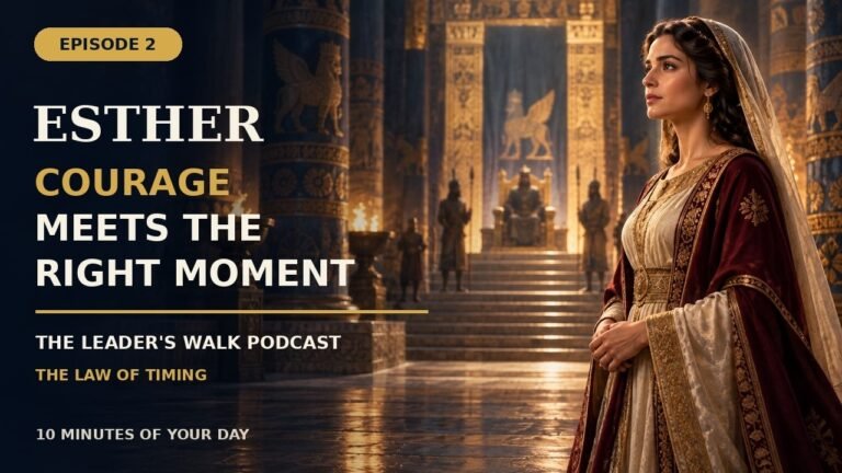 Esther: When Courage Meets the Right Moment | Leader’s Walk Episode 2 Esther overlooking the city at sunset — The Leader’s Walk Podcast Episode 2