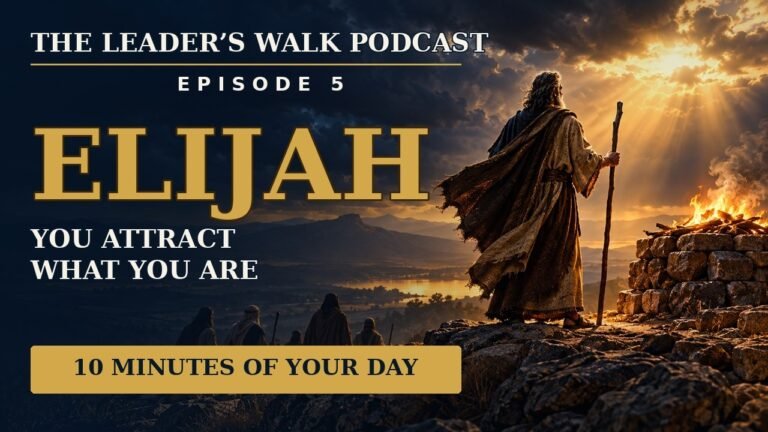 Elijah — The Leader’s Walk Podcast Episode 5: You Attract What You Are